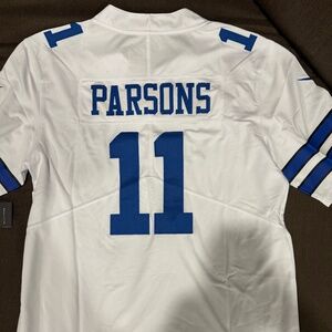 Micah Parsons Dallas Cowboys White Color Rush Jersey Size Large and XL